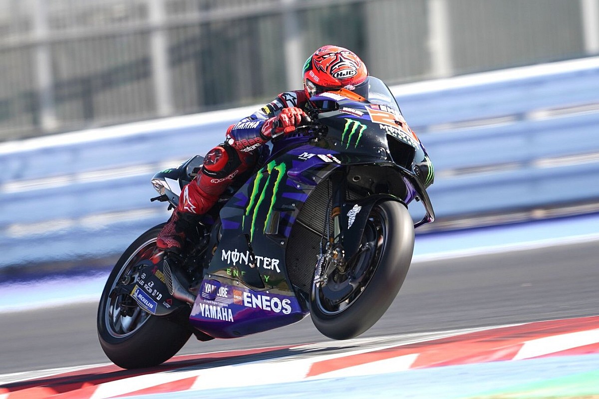 2024 Yamaha engine in Misano MotoGP test