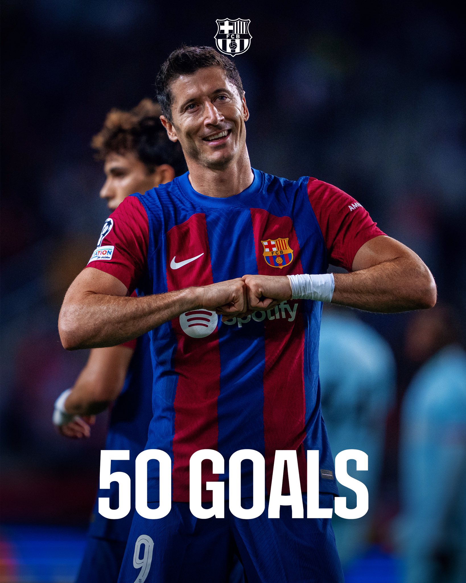 Robert Lewandowski scored 50 Goals