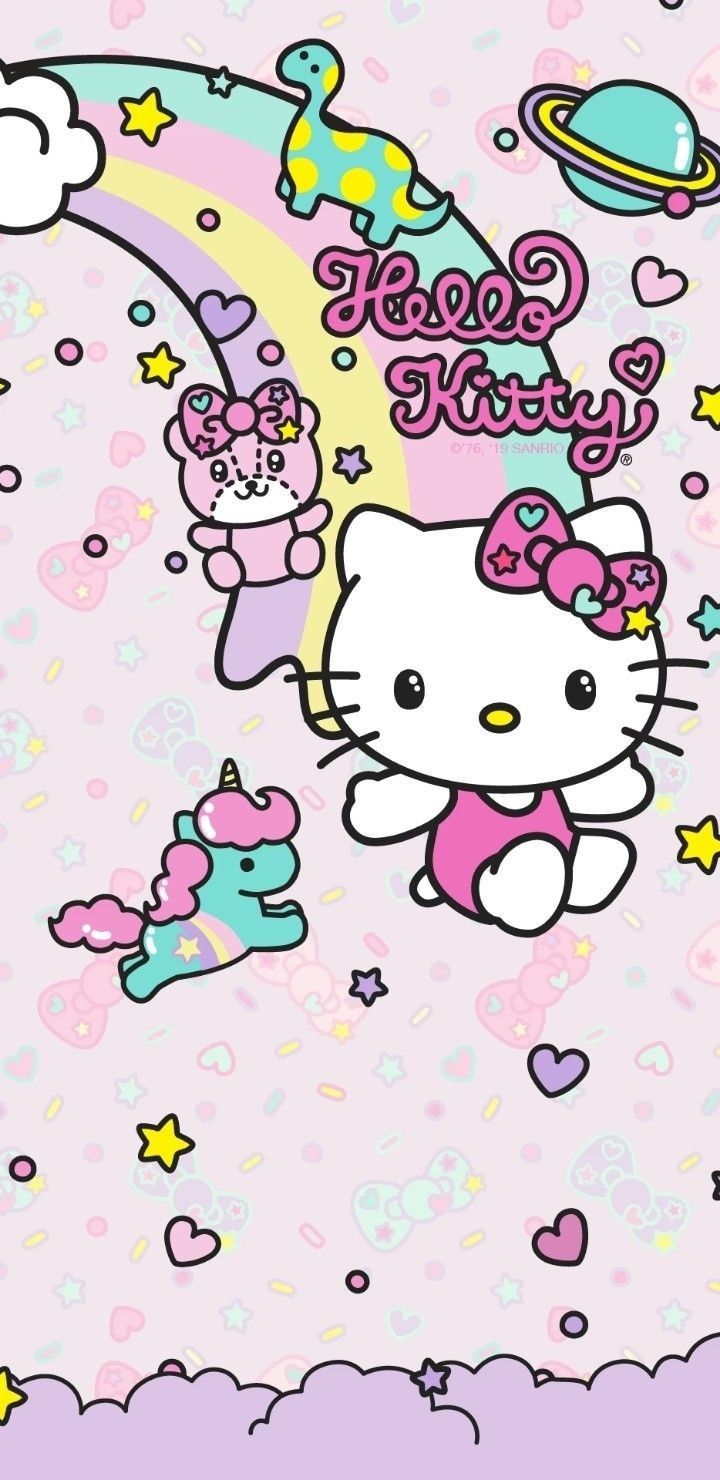 Hello Kitty Rainbow Wallpaper. Hello