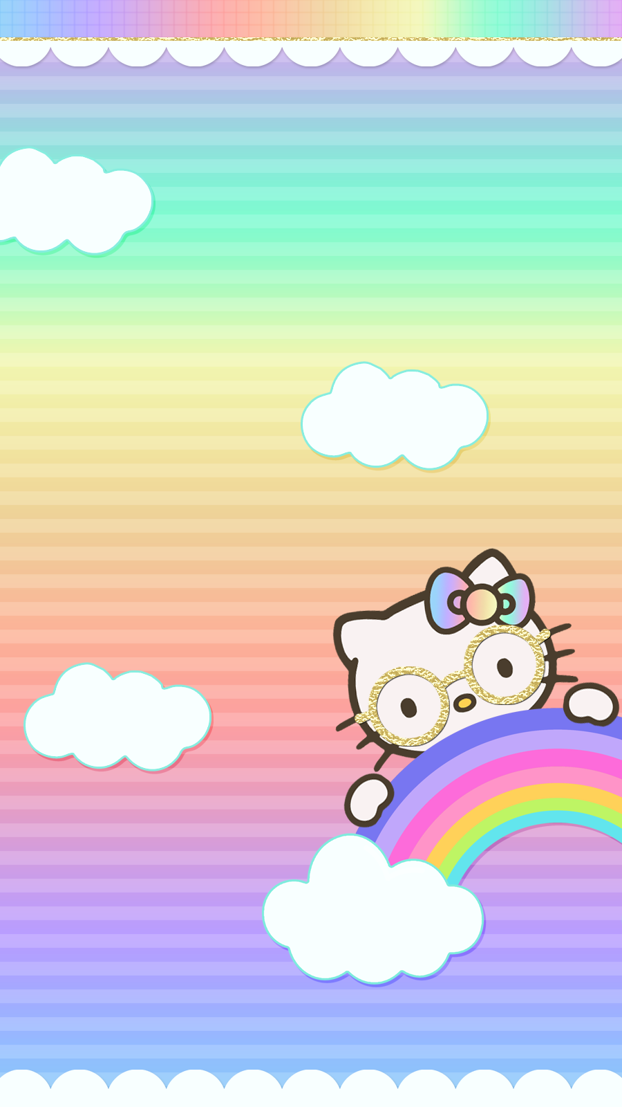 Rainbow Hello Kitty Wallpapers - Wallpaper Cave
