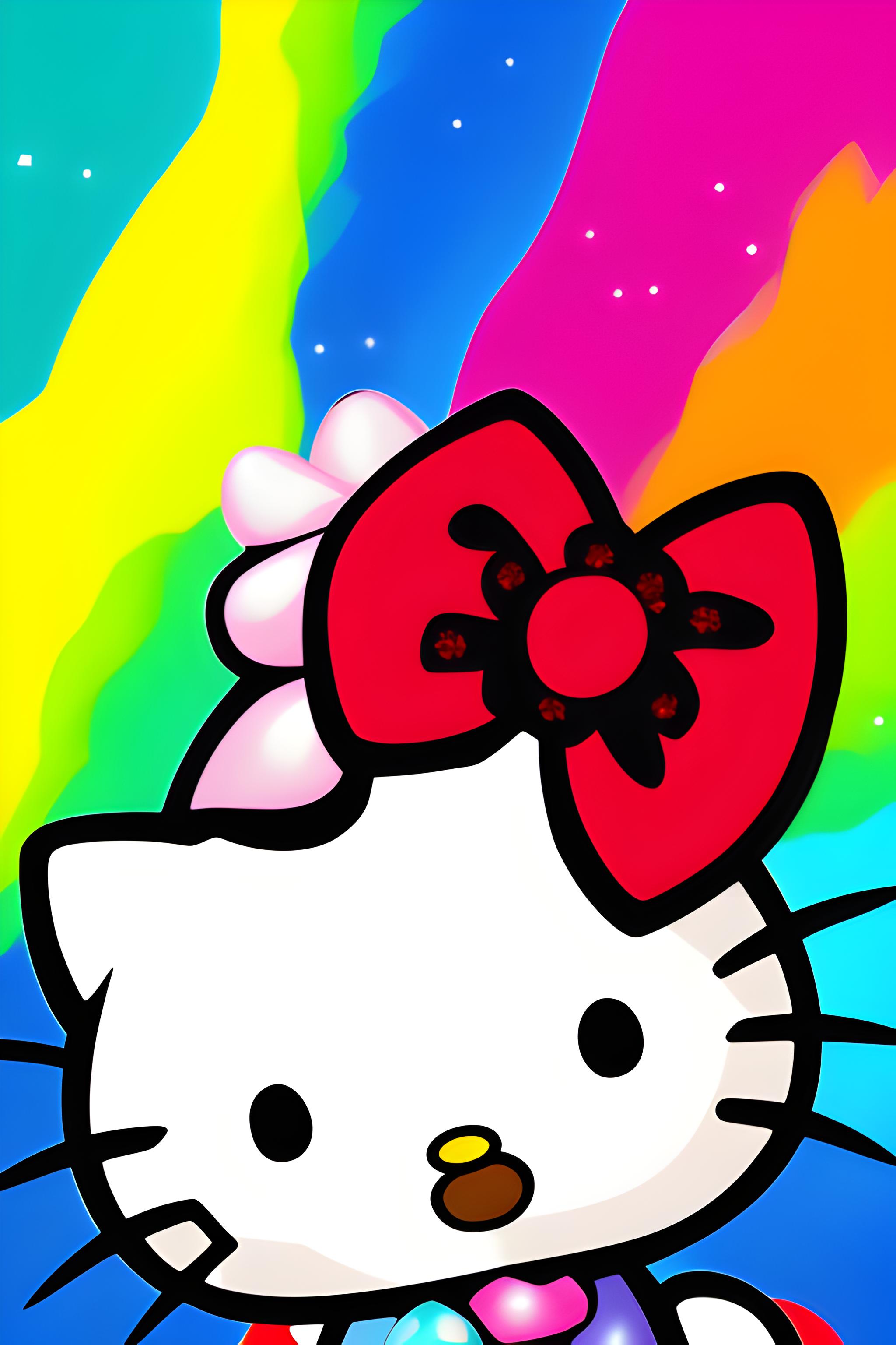 Rainbow Hello Kitty Wallpapers - Wallpaper Cave