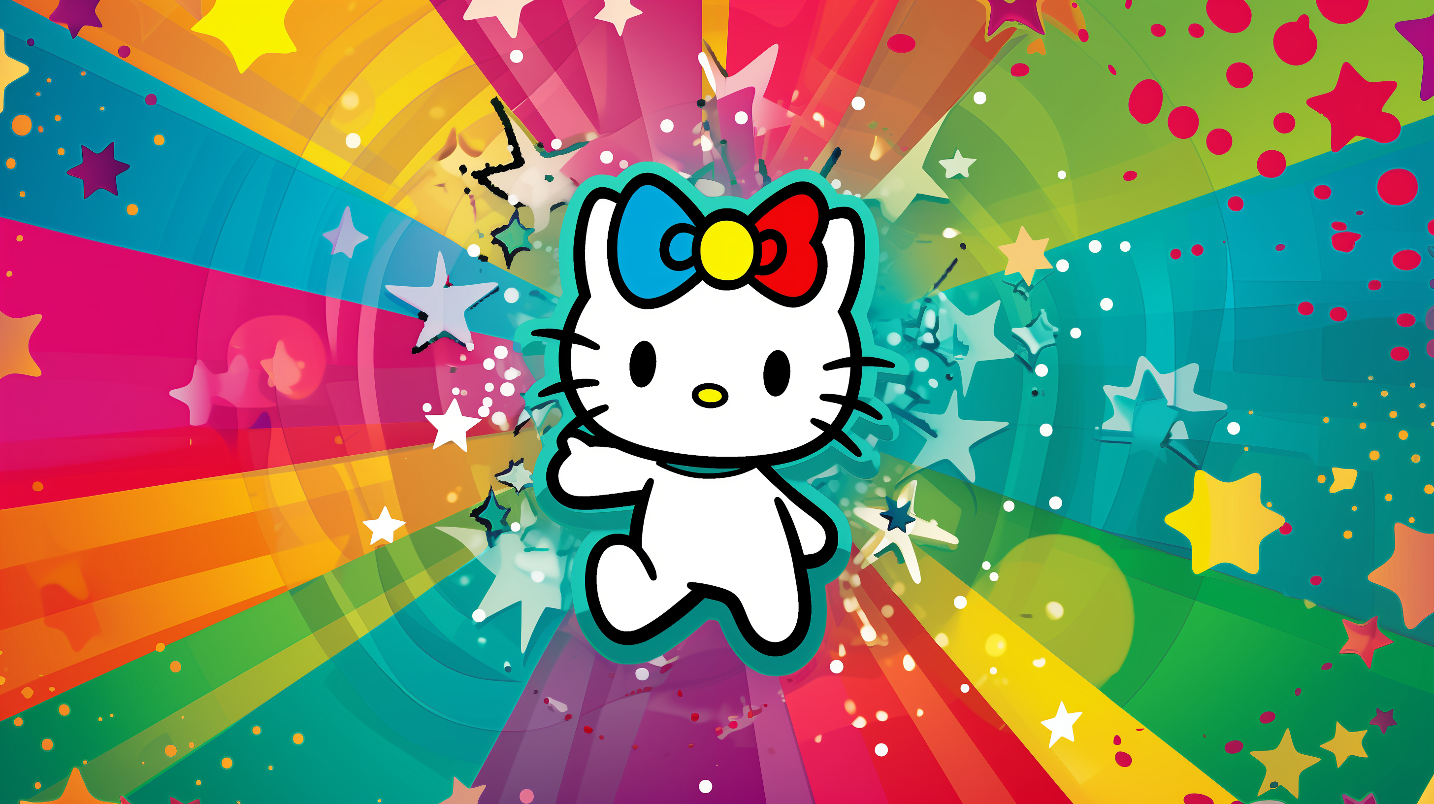 Hello Kitty Anime Style HD Wallpaper