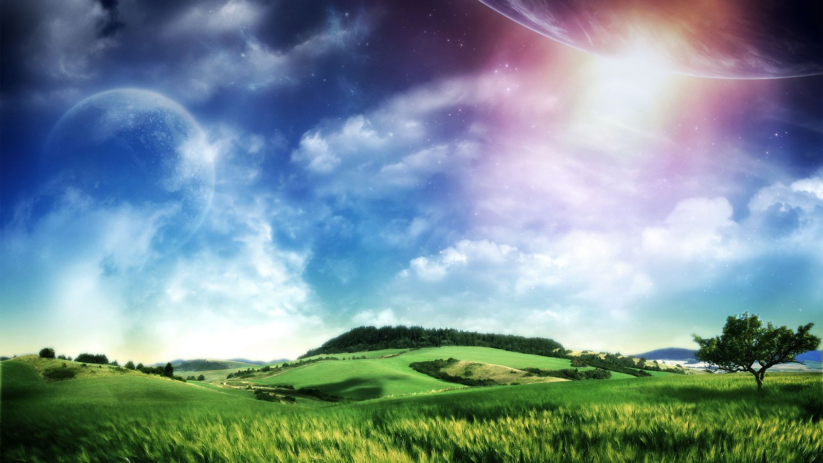 Nature Cool Fantasy Earth Wallpaper