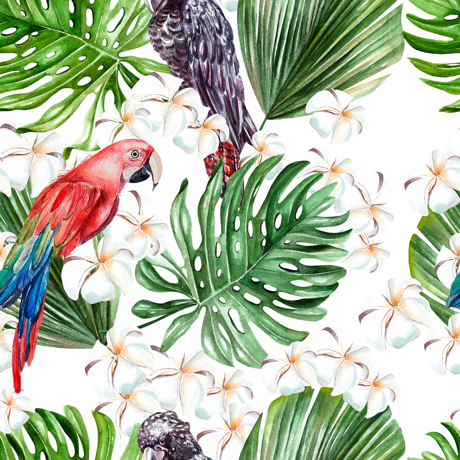 HelloWall Tropical Palm Leaf Plant