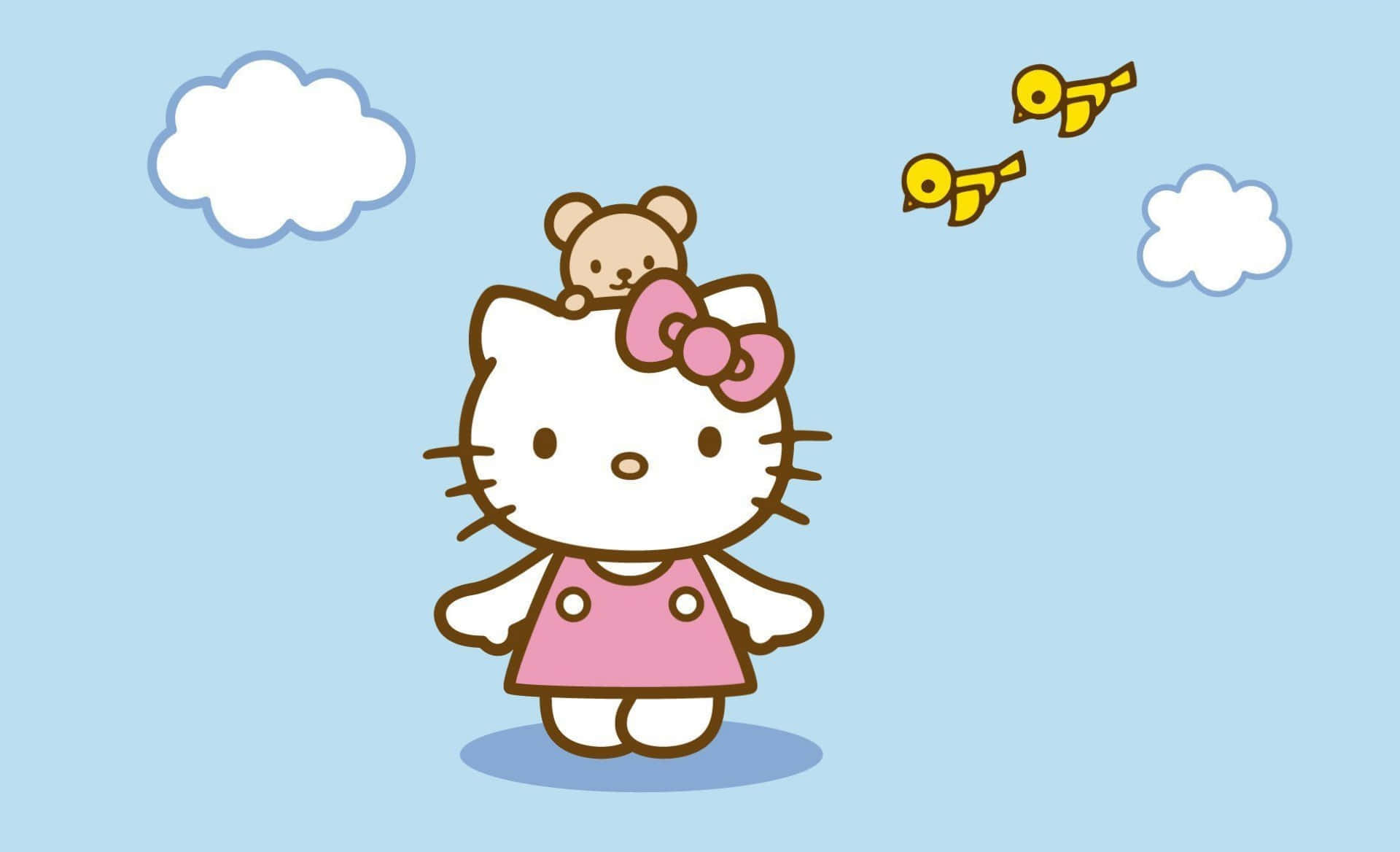 Download Hello Kitty Laptop Birds