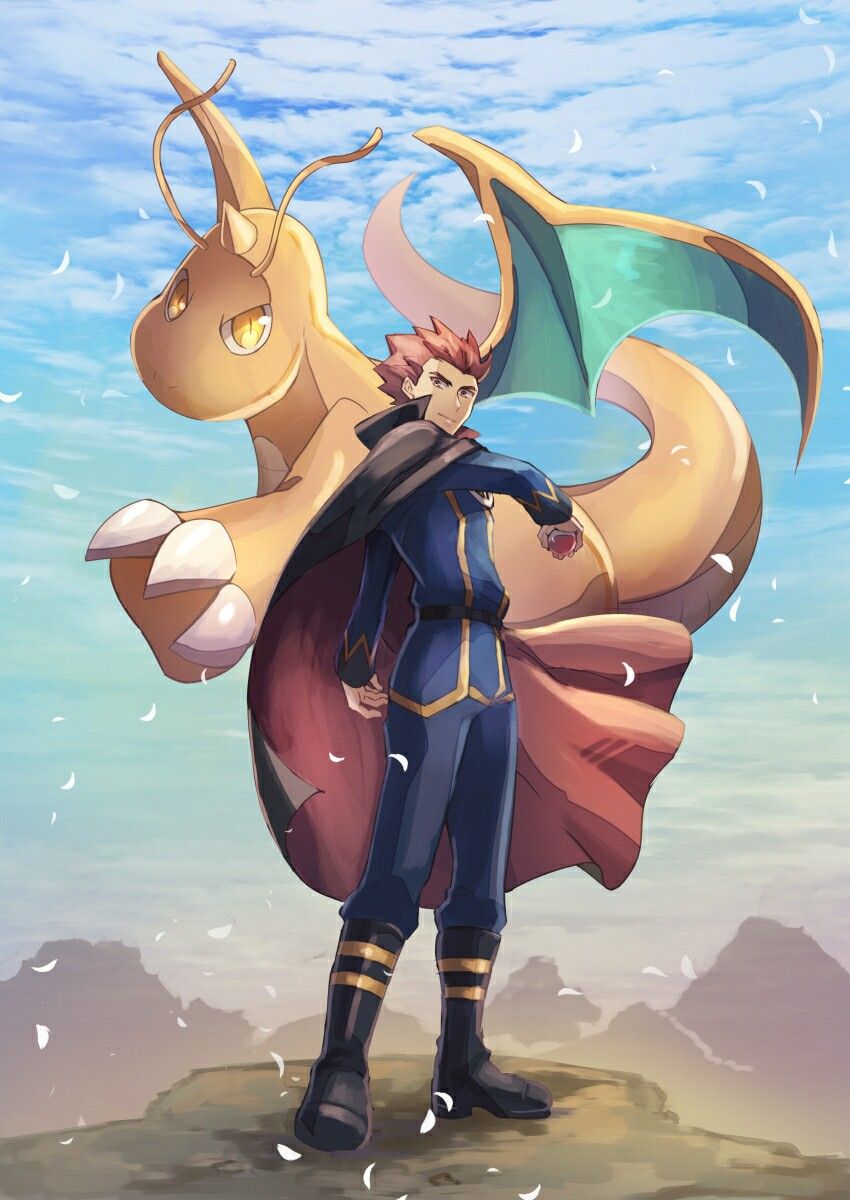 Lance & Dragonite. Pokemon champions
