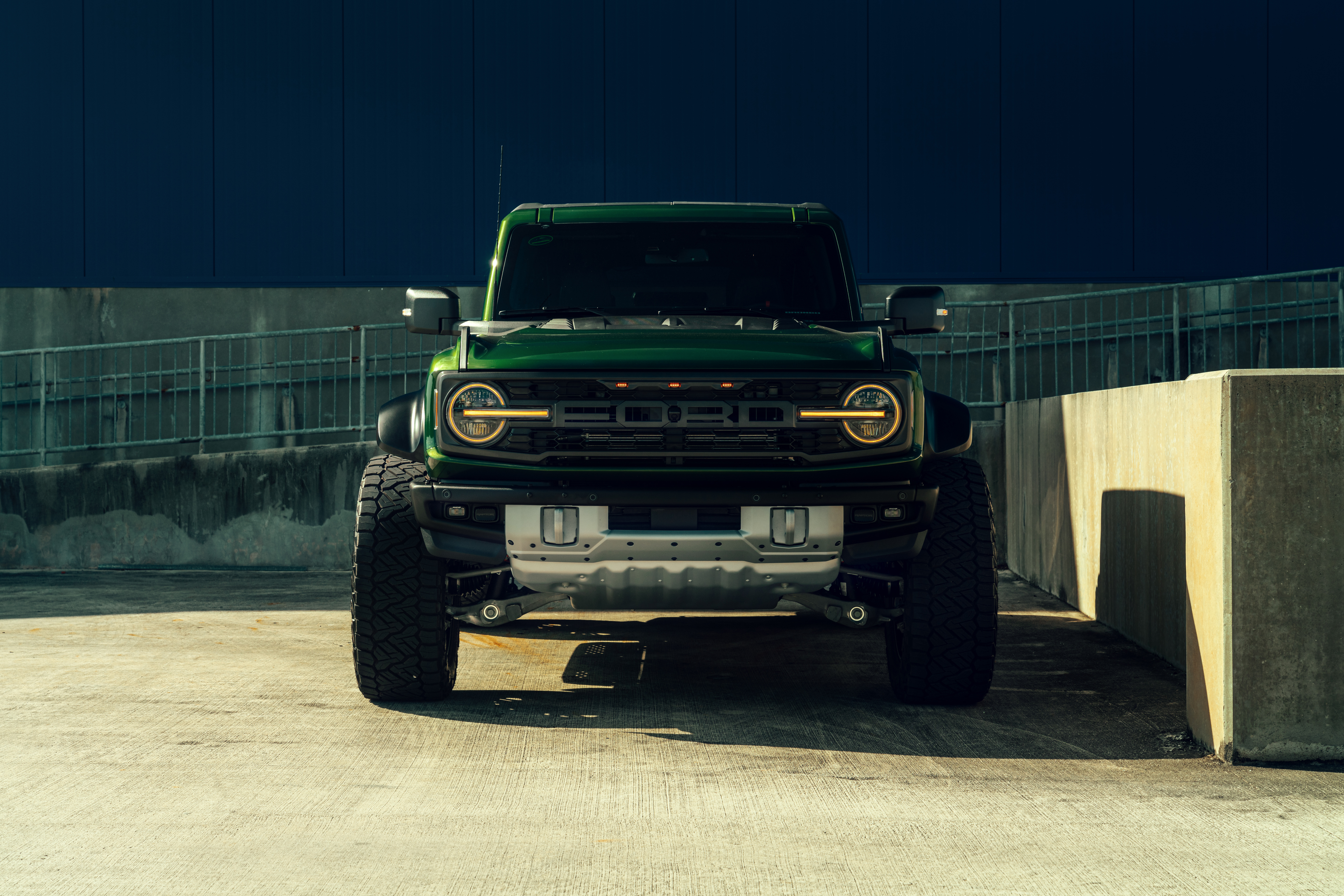 Raptor Vossen Green Bronco 8k Wallpaper