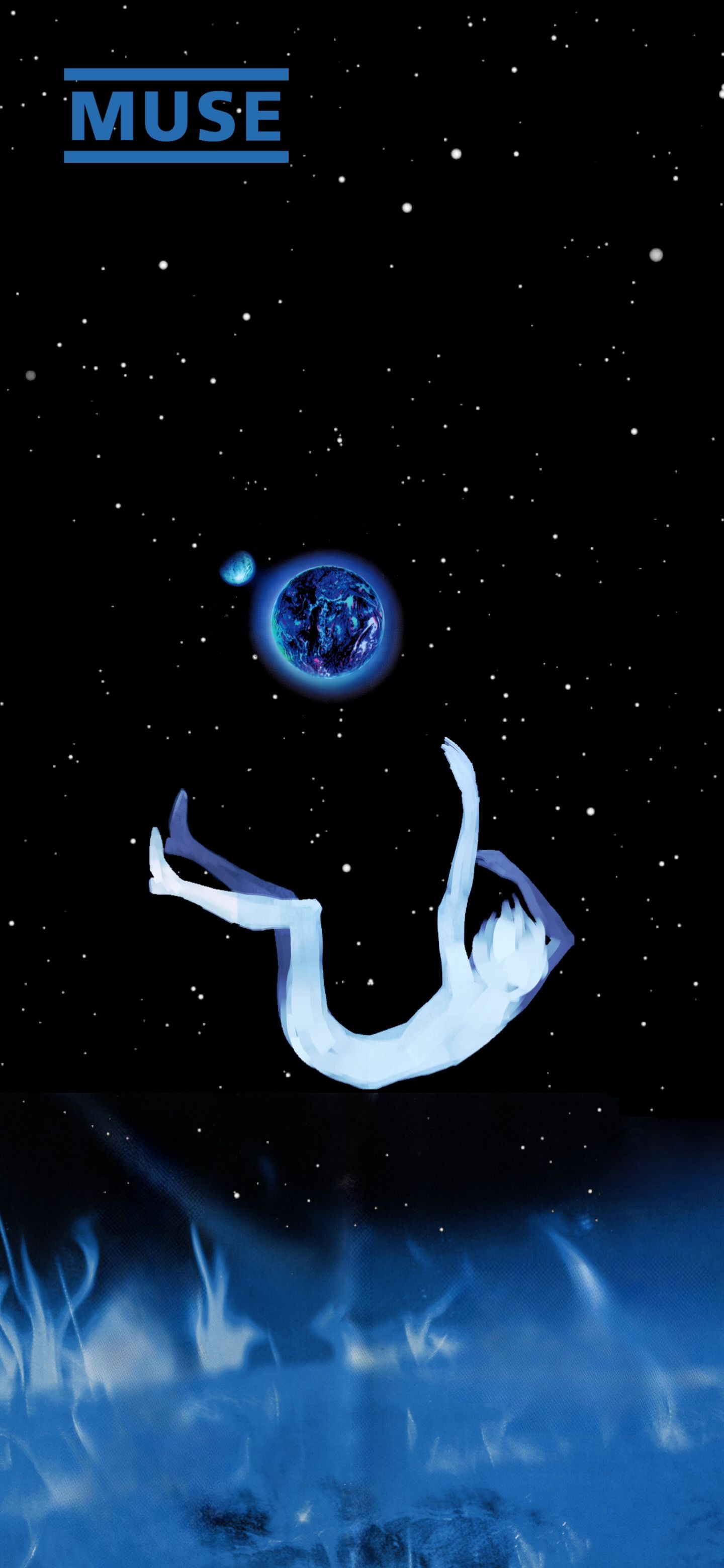 Made some more amoled Muse wallpaper