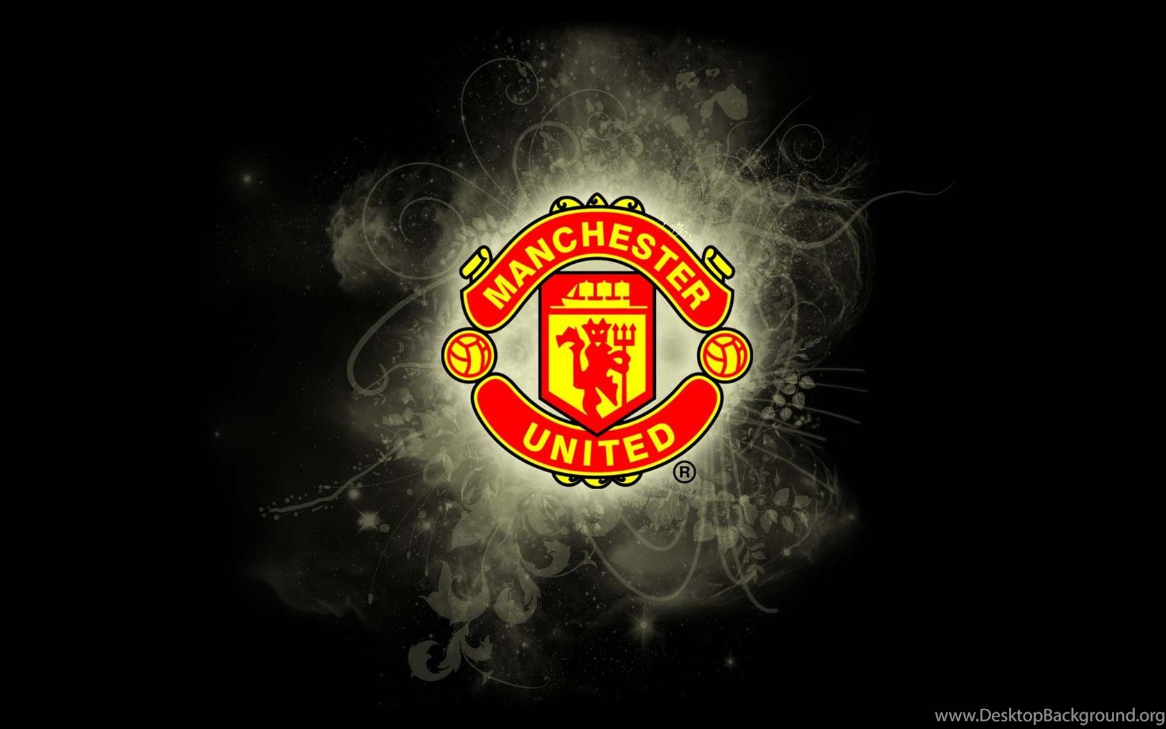 FC Manchester United Logo HD Wallpaper
