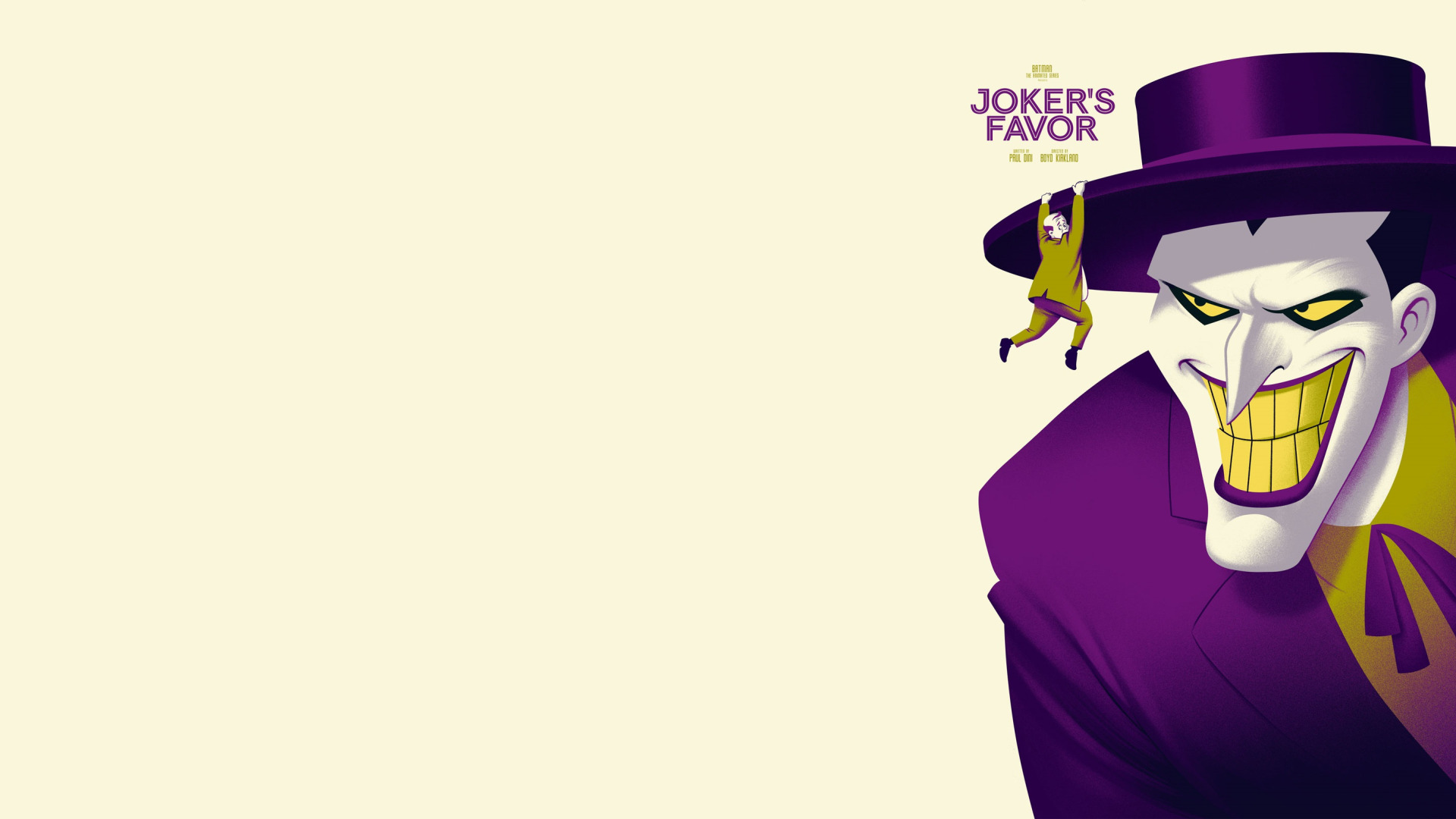 Download wallpaper Joker, the animated