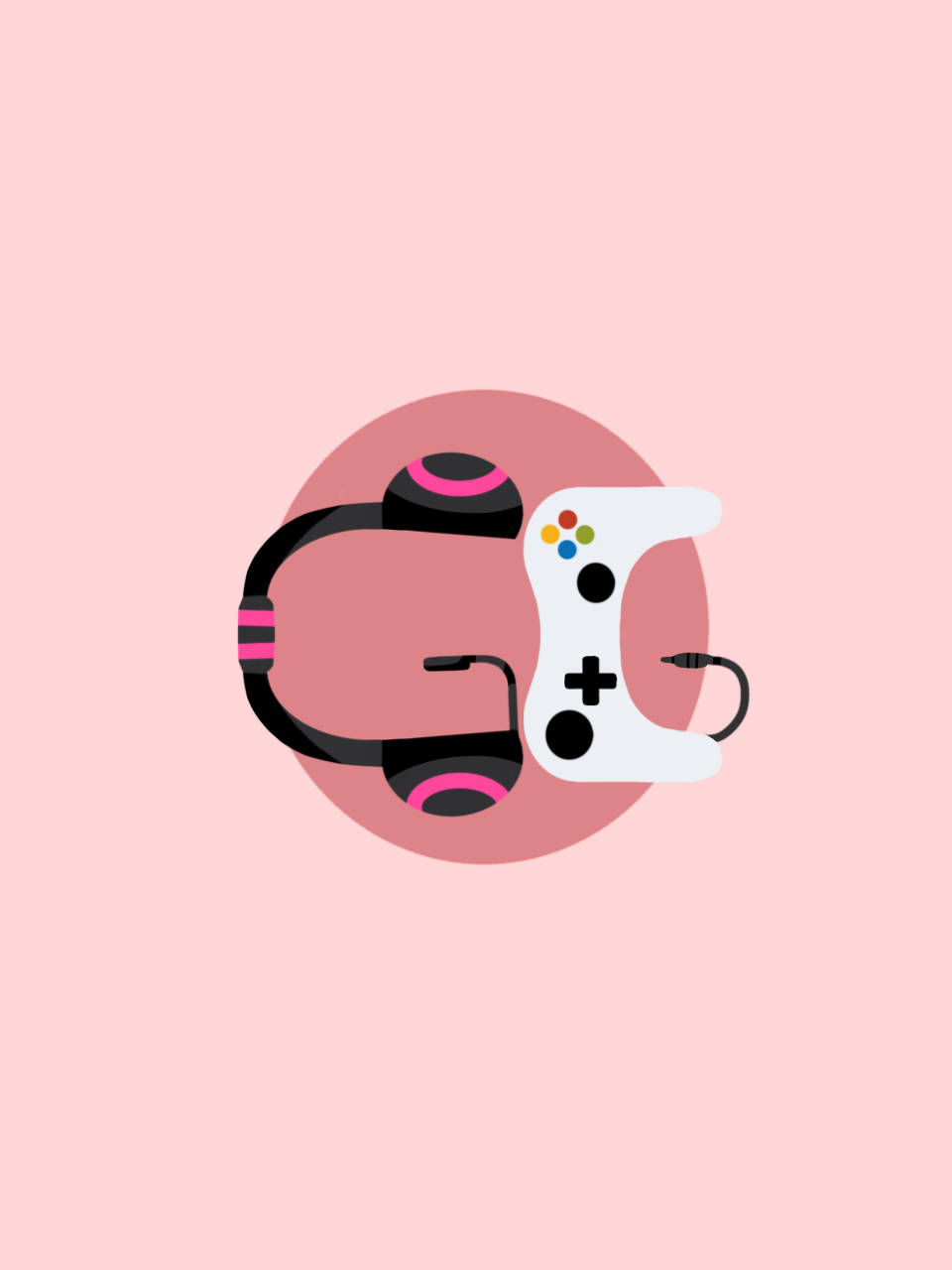 Girl Gamer Logo Wallpaper