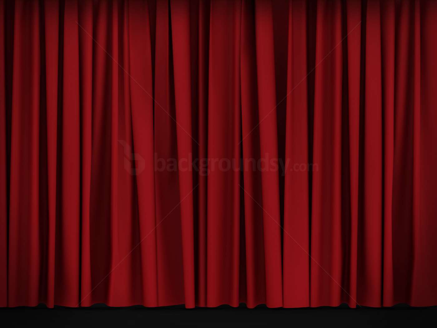 Red curtain background