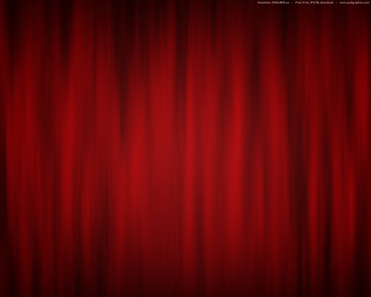 Red curtain background, theatre stage