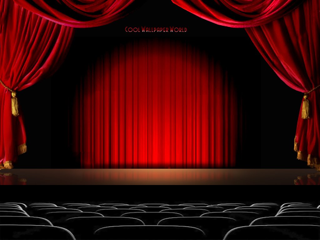 curtain stage wallpaper HD Art