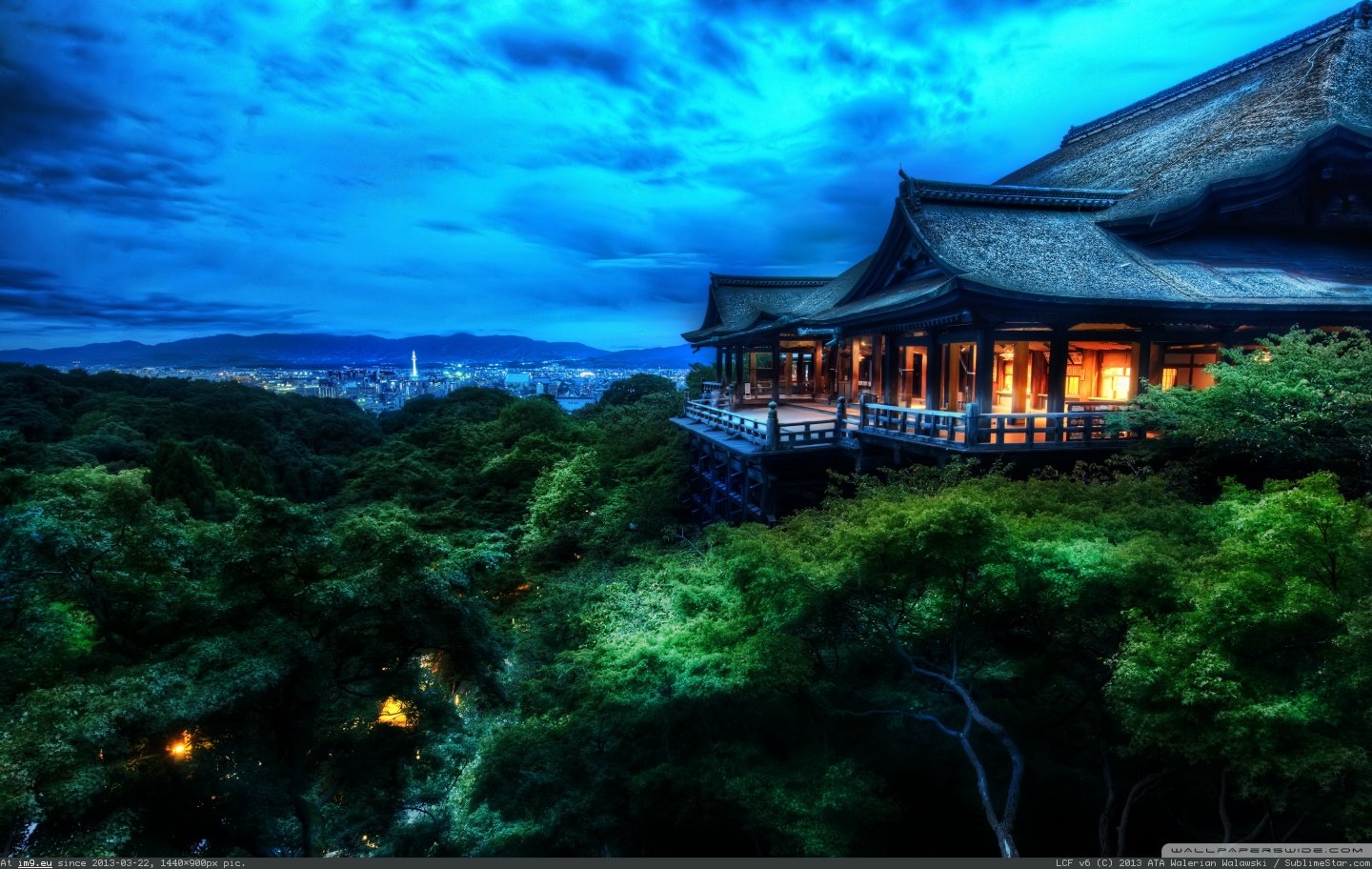 Pic. #Wallpaper #Night #Kyoto #Japan