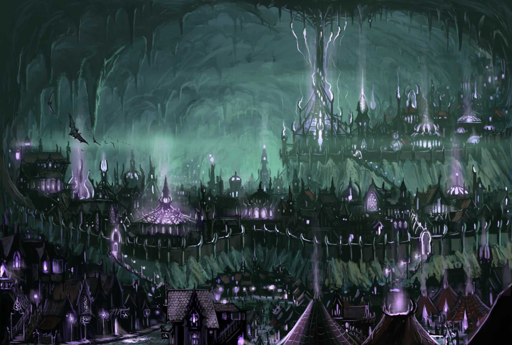 Sci Fi City Wallpaper