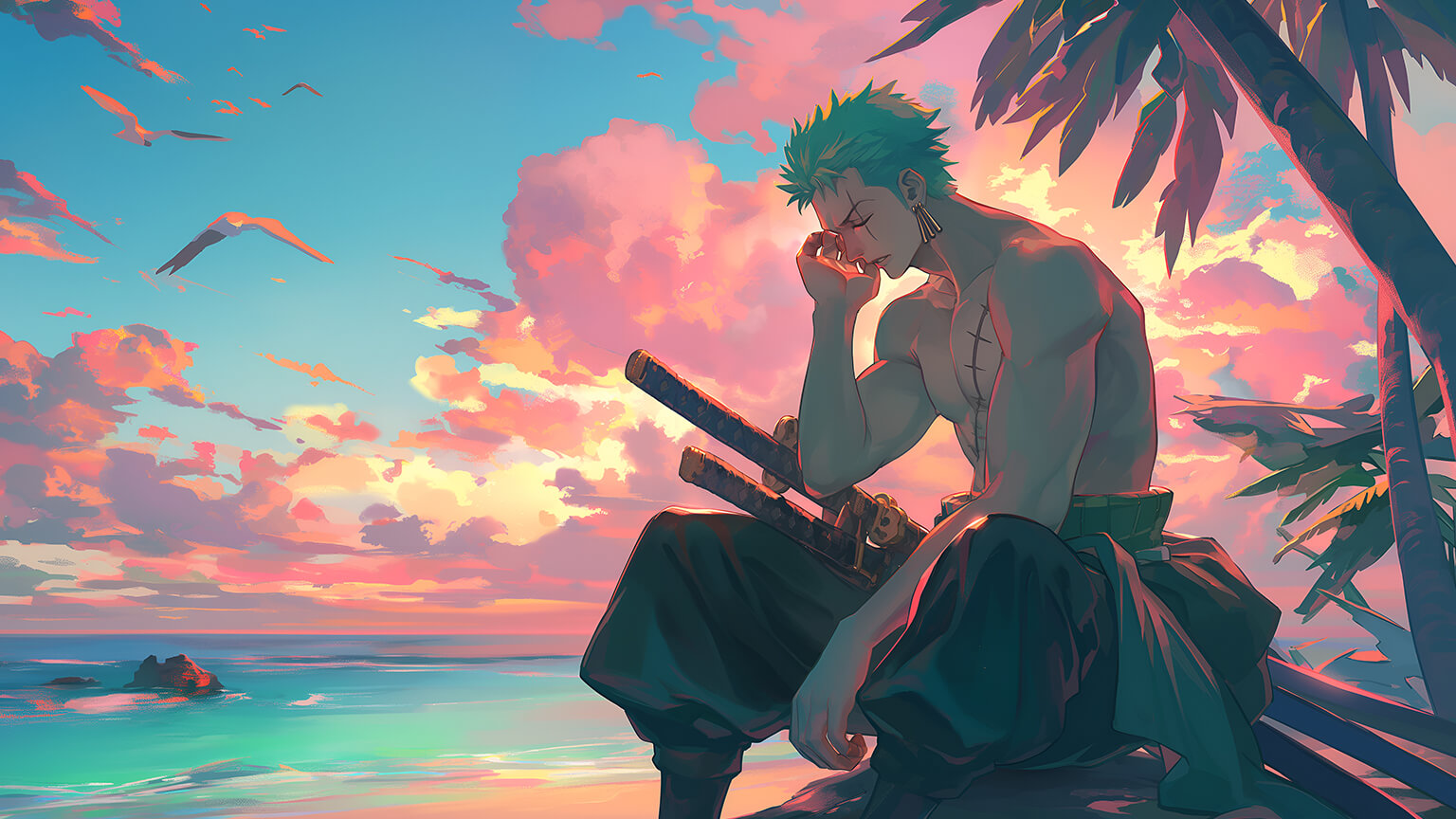 Roronoa Zoro Desktop Wallpaper