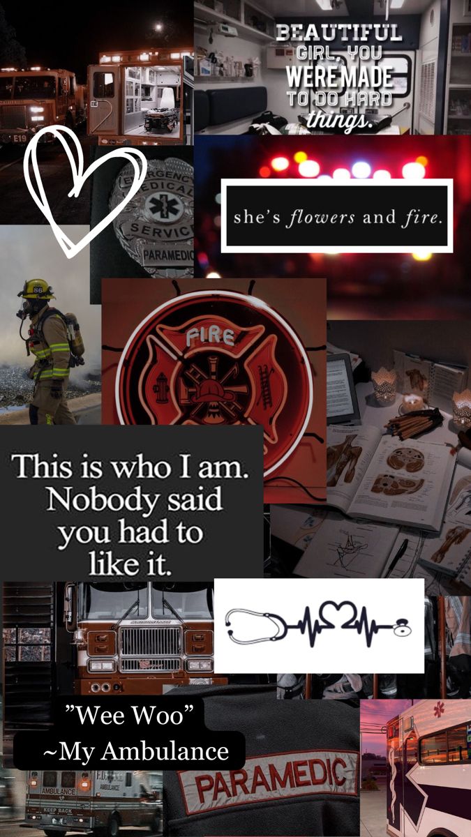 EMS / Firefighter aesthetic wallpaper