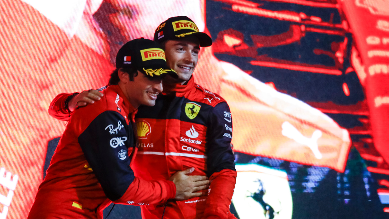 Ferrari drivers Carlos Sainz and Charles Leclerc lauded in president's letter