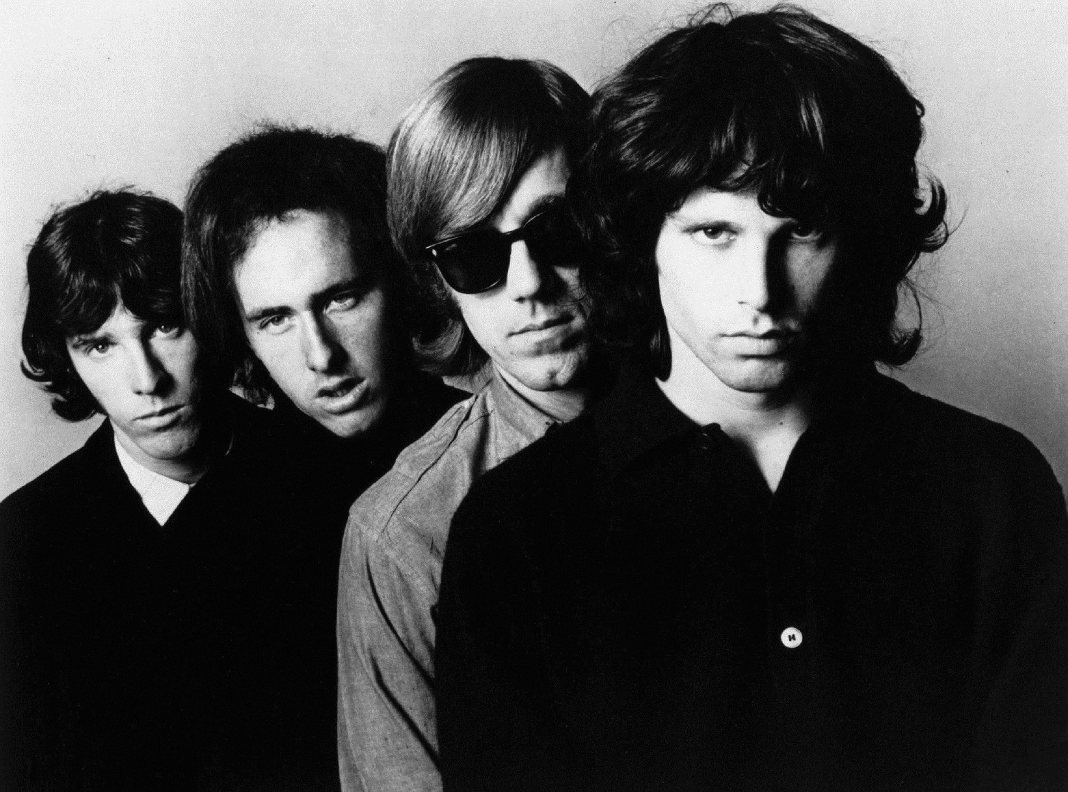 Old photo of rock group The Doors