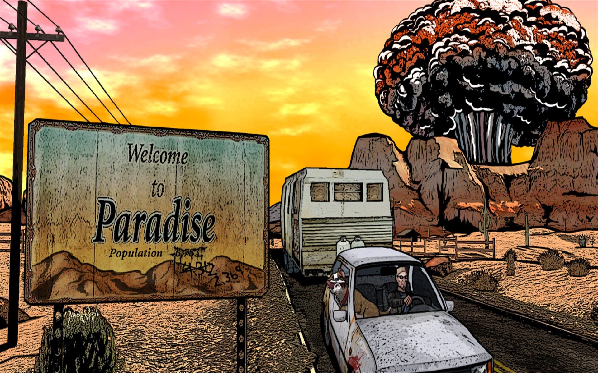 Wallpaper game, games, POSTAL 2