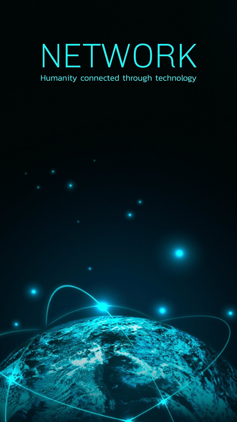 Technology background vector global