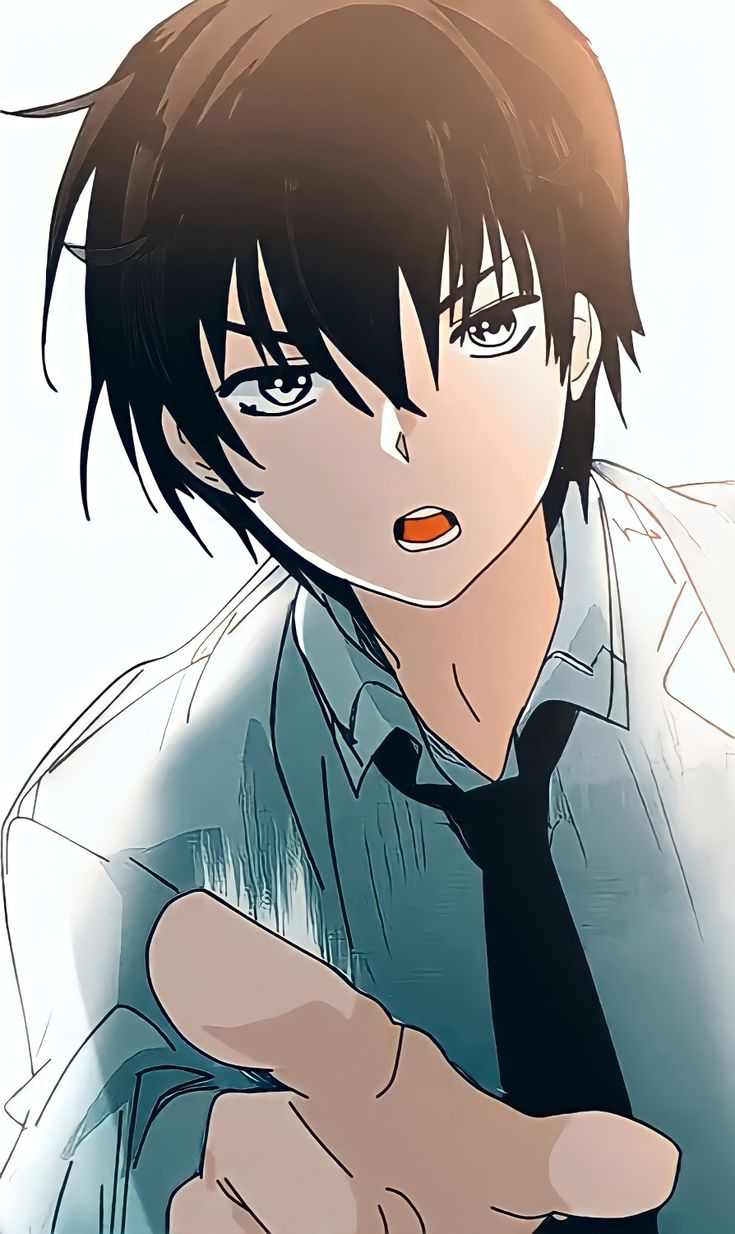 Anime Character with Black Hair