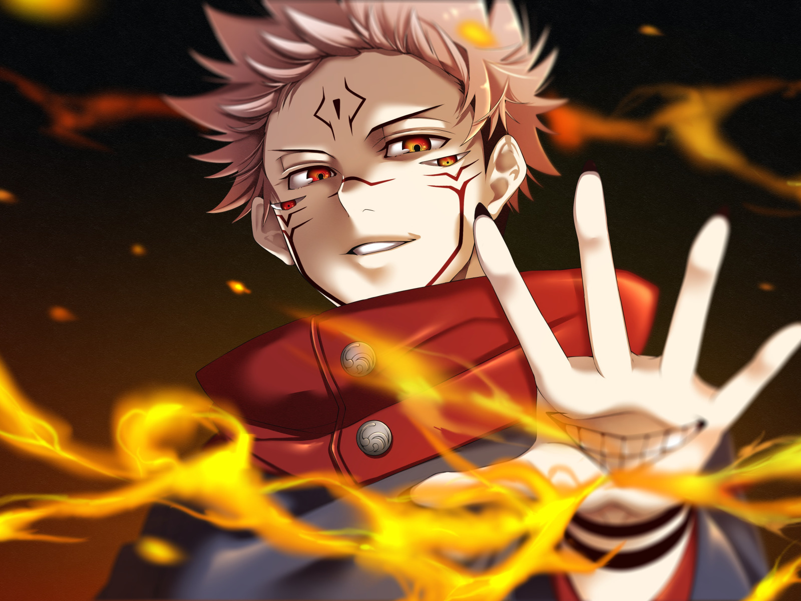 Download wallpaper Yuuji Itadori, guy