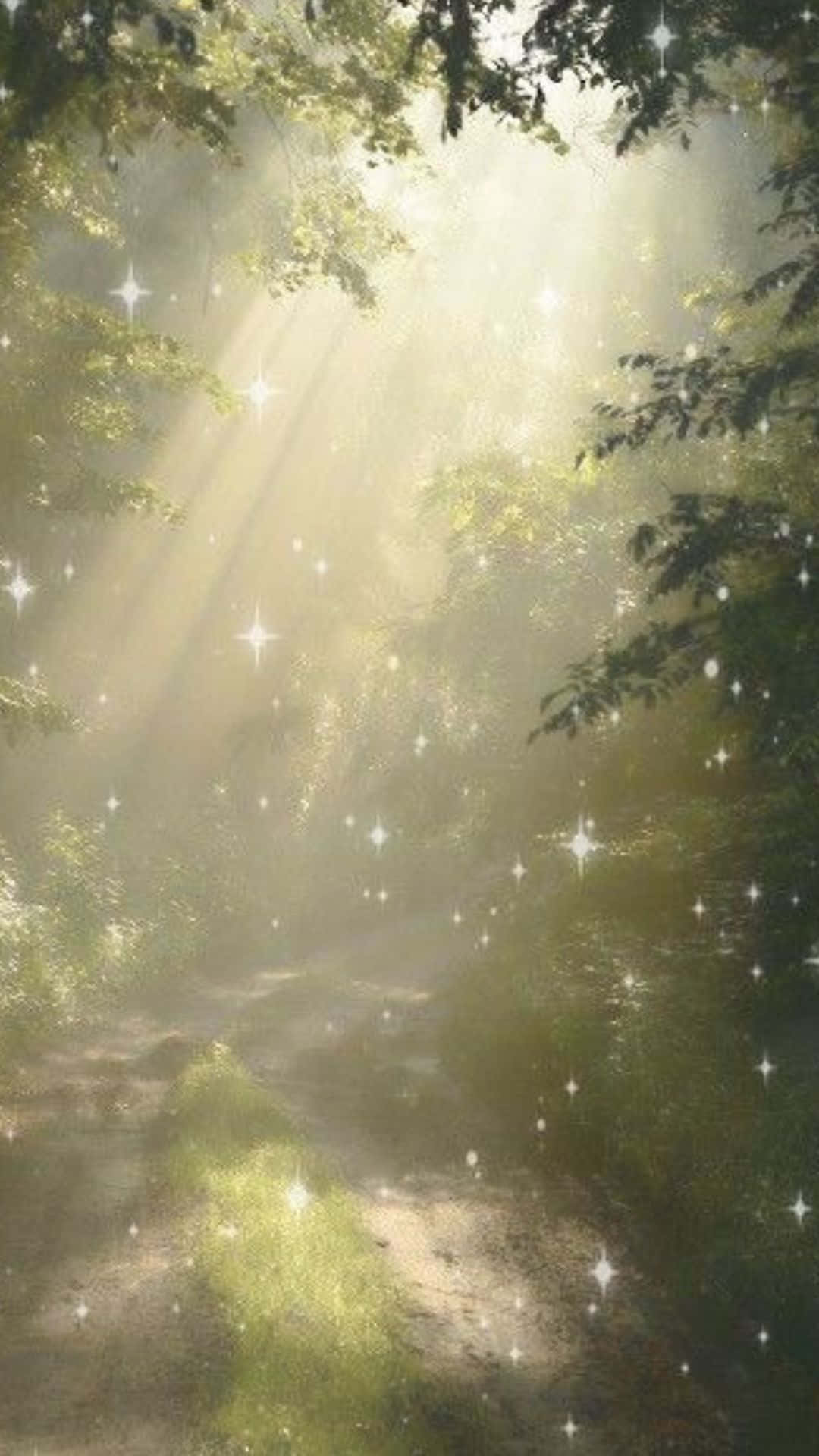 Download Forest Sparkle Aesthetic