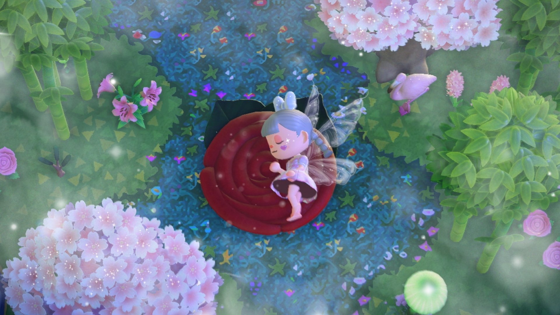 Working on my magical forest today