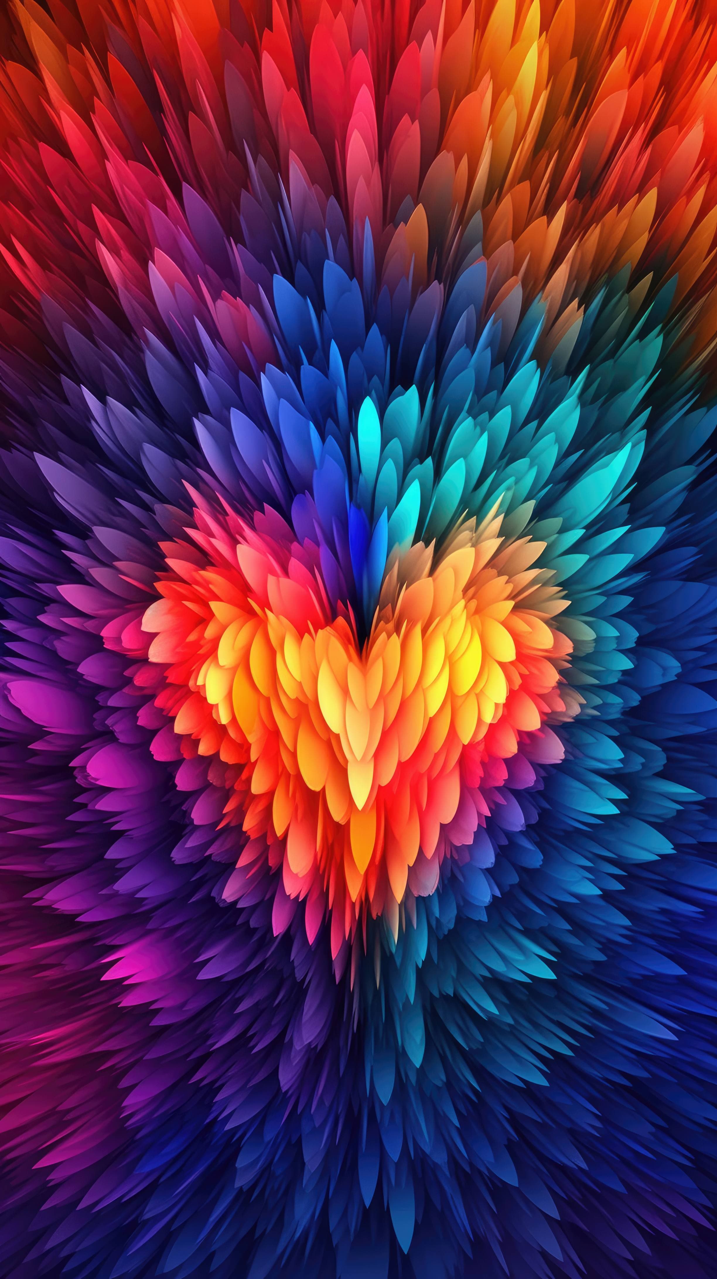 A 4K ultra HD mobile wallpaper with a