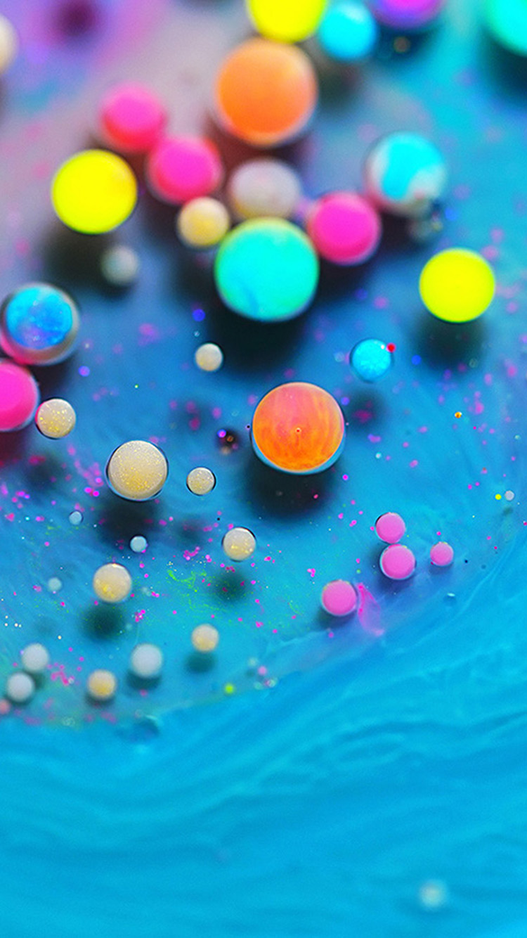 Bubble Color Abstract Pattern