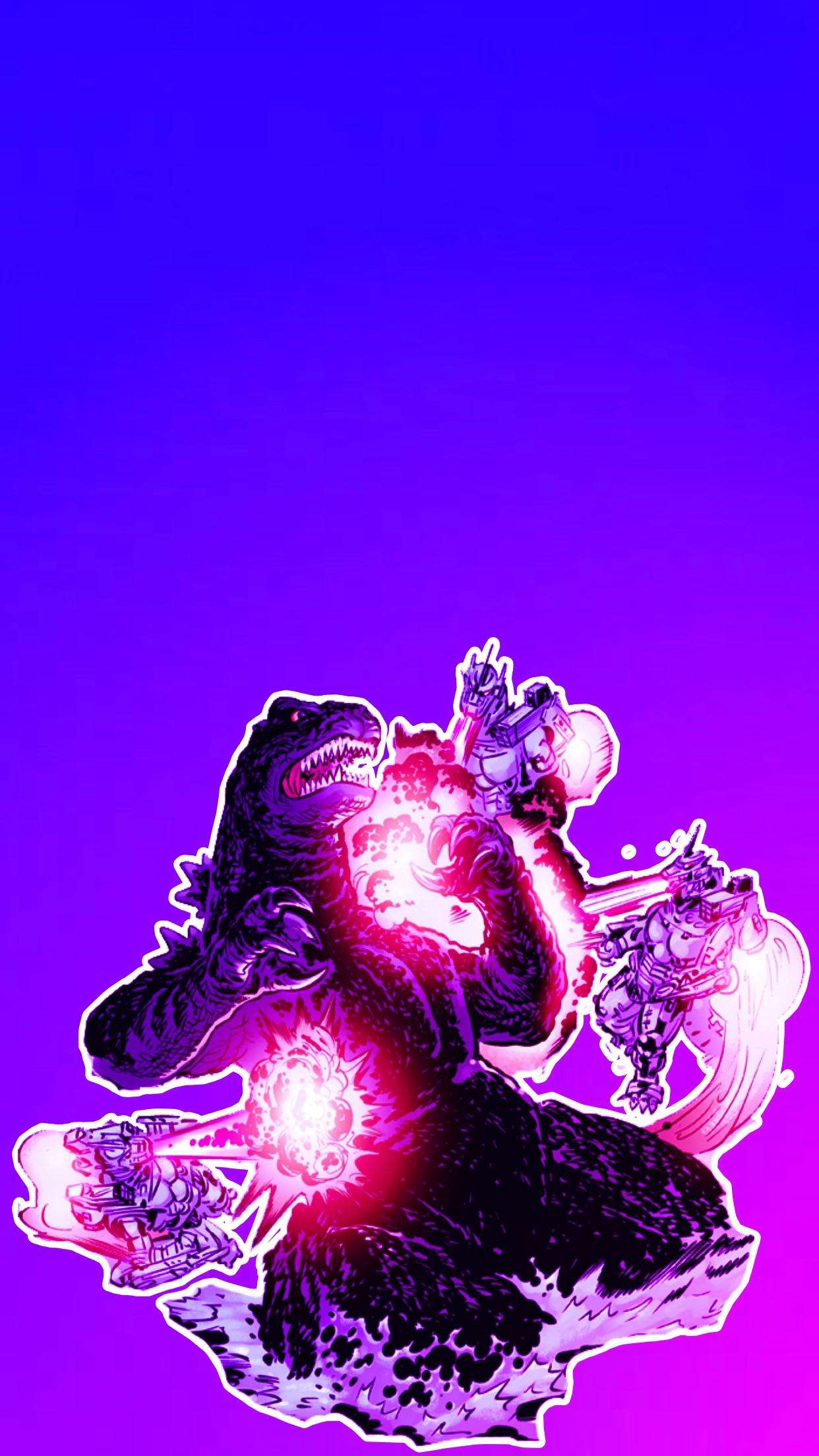 I Made Godzilla IOS 16 Wallpaper!