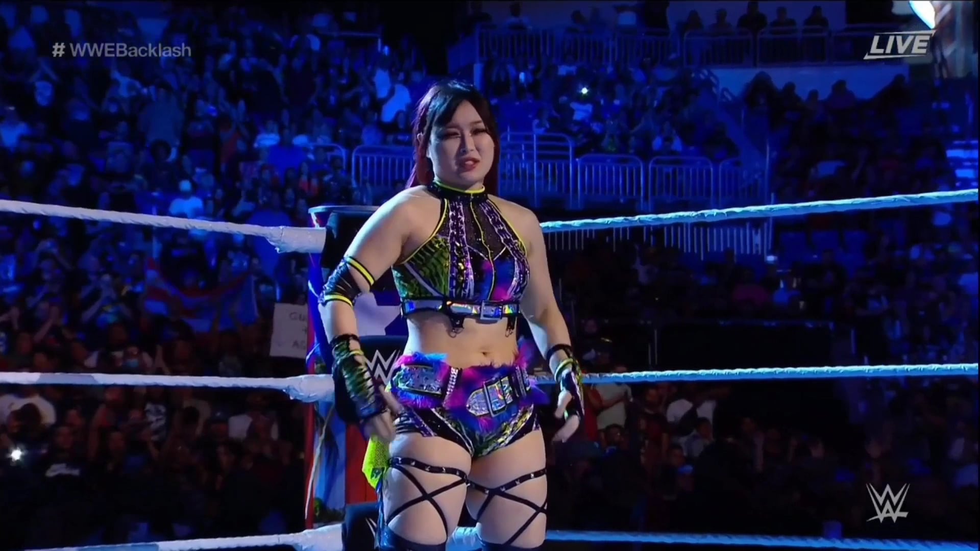 IYO SKY competes for the RAW Women's