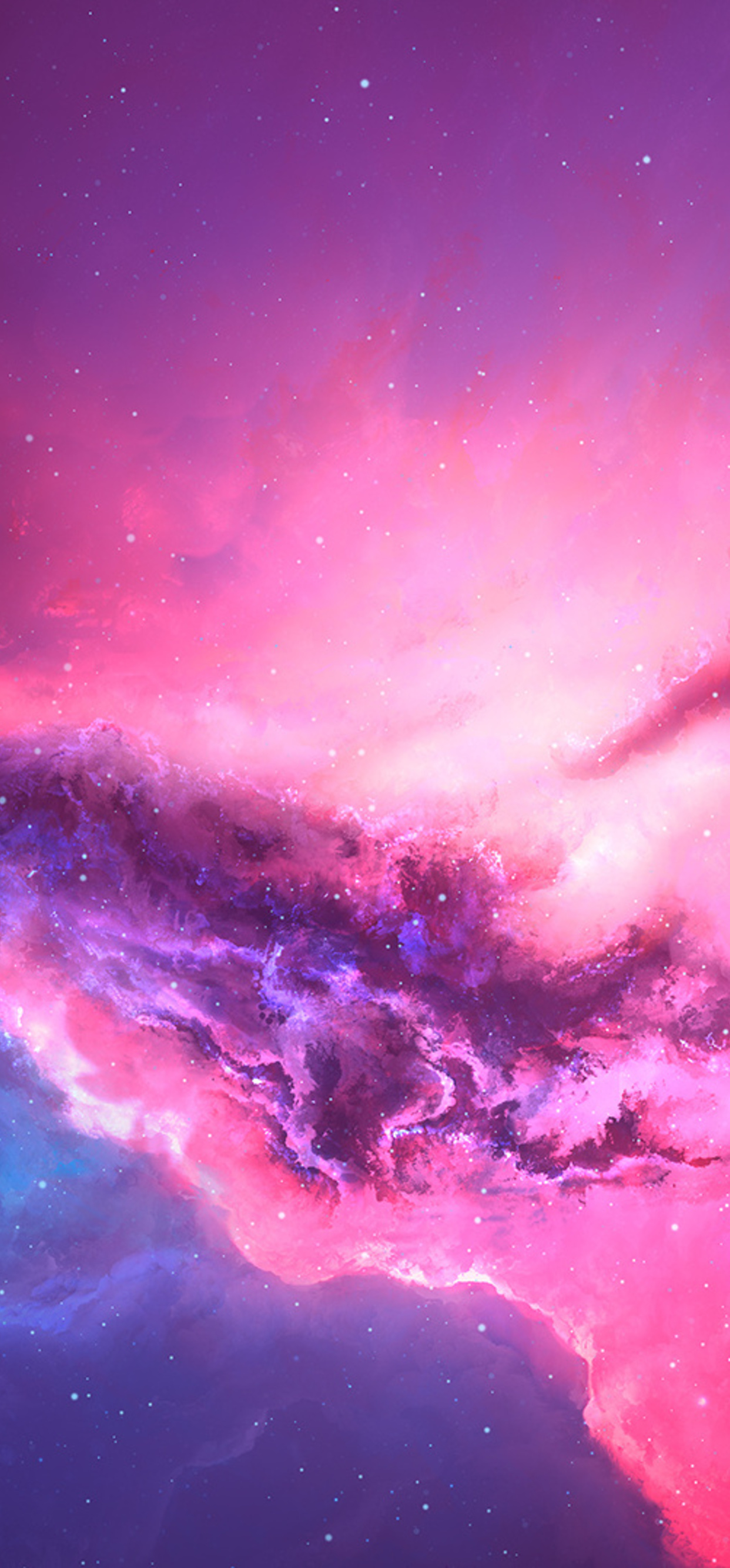 Pink Red Nebula Space Cosmos