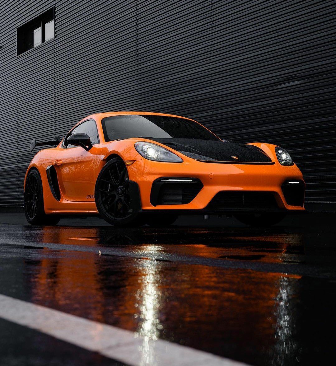 Sample Pastel Orange Cayman GT4 RS