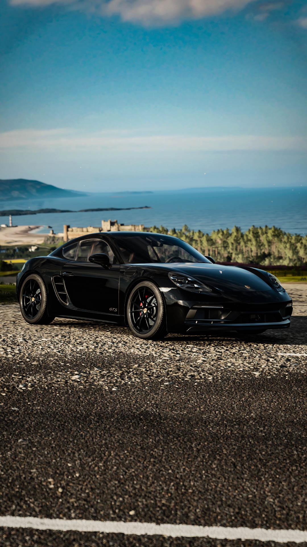 Porsche 718 Cayman GTS Phone Wallpaper