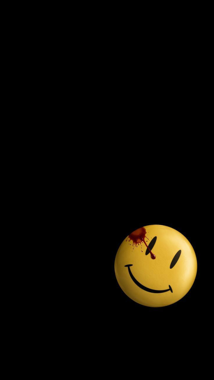 A happy smile. iPhone wallpaper blur
