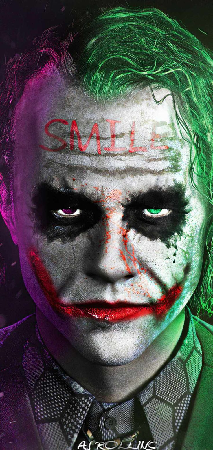 Joker Smile Face IPhone Wallpaper