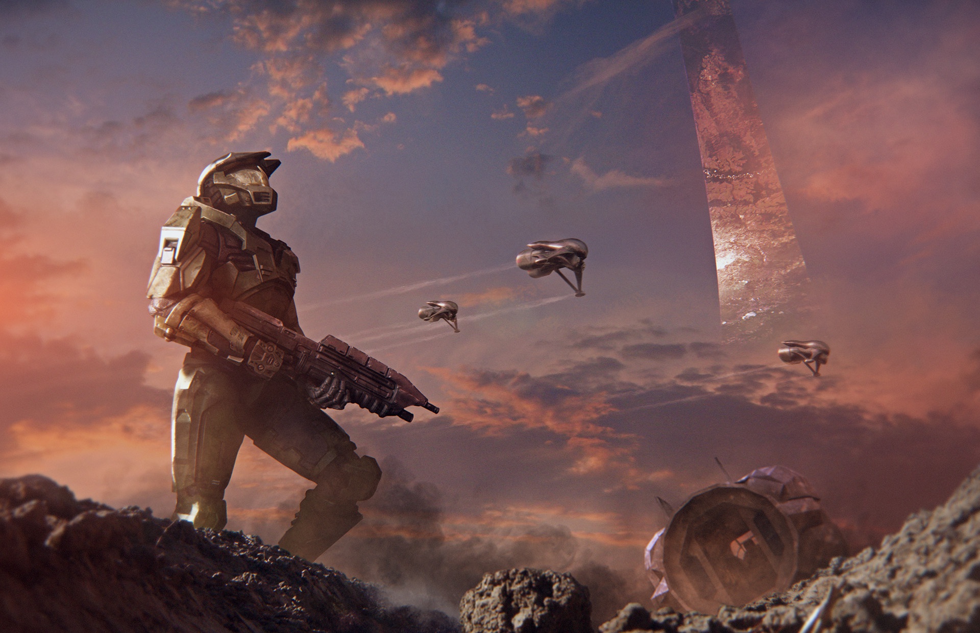 Wallpaper fiction, helmet, armor