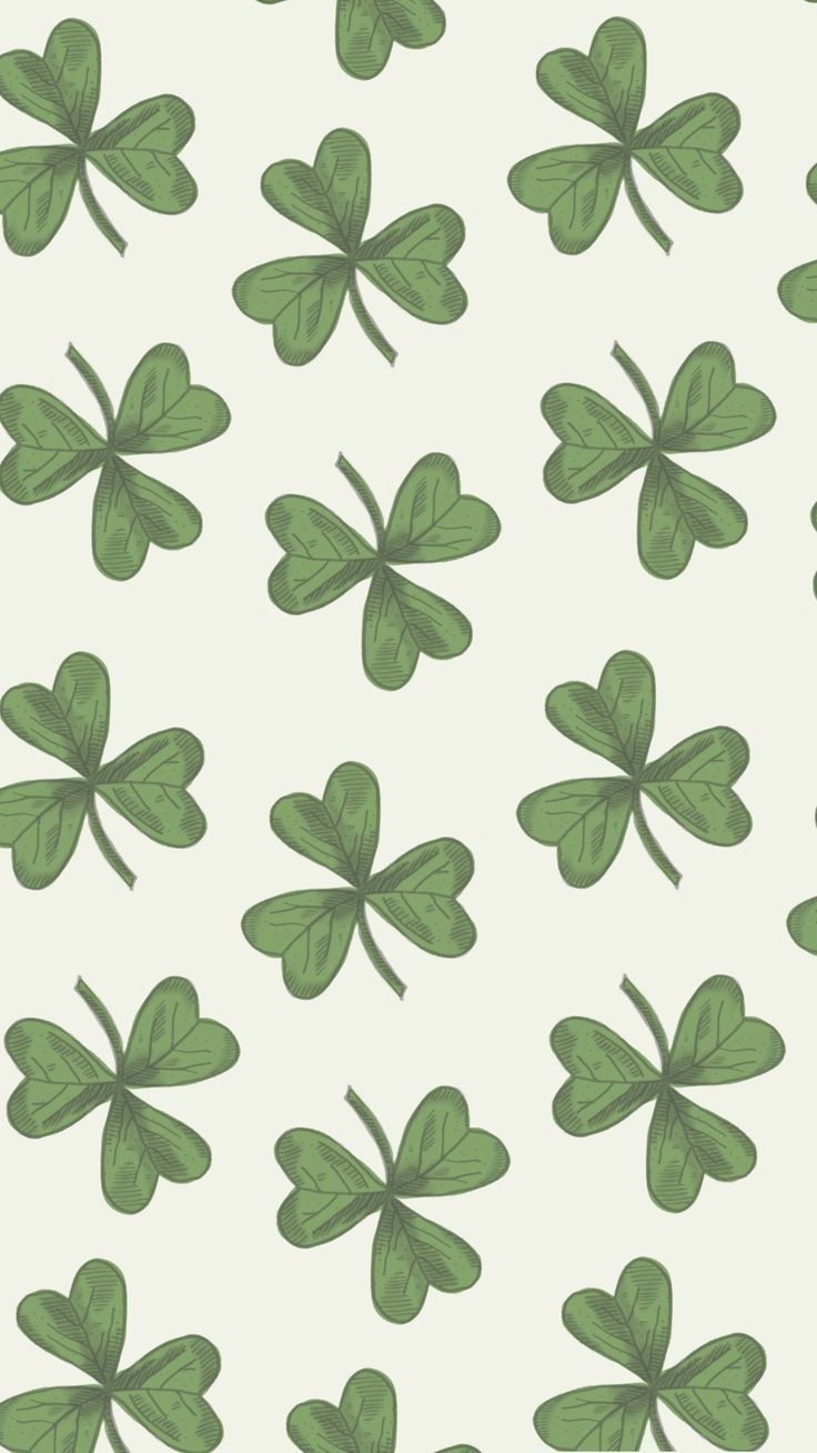 Cute Four Leaf Clover iPhone Wallpaper