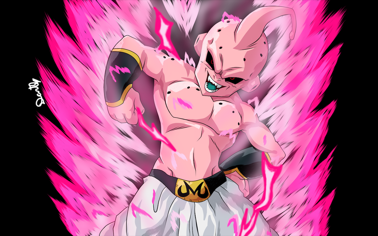 Dragon Ball Z Kid Buu, Mixed Media