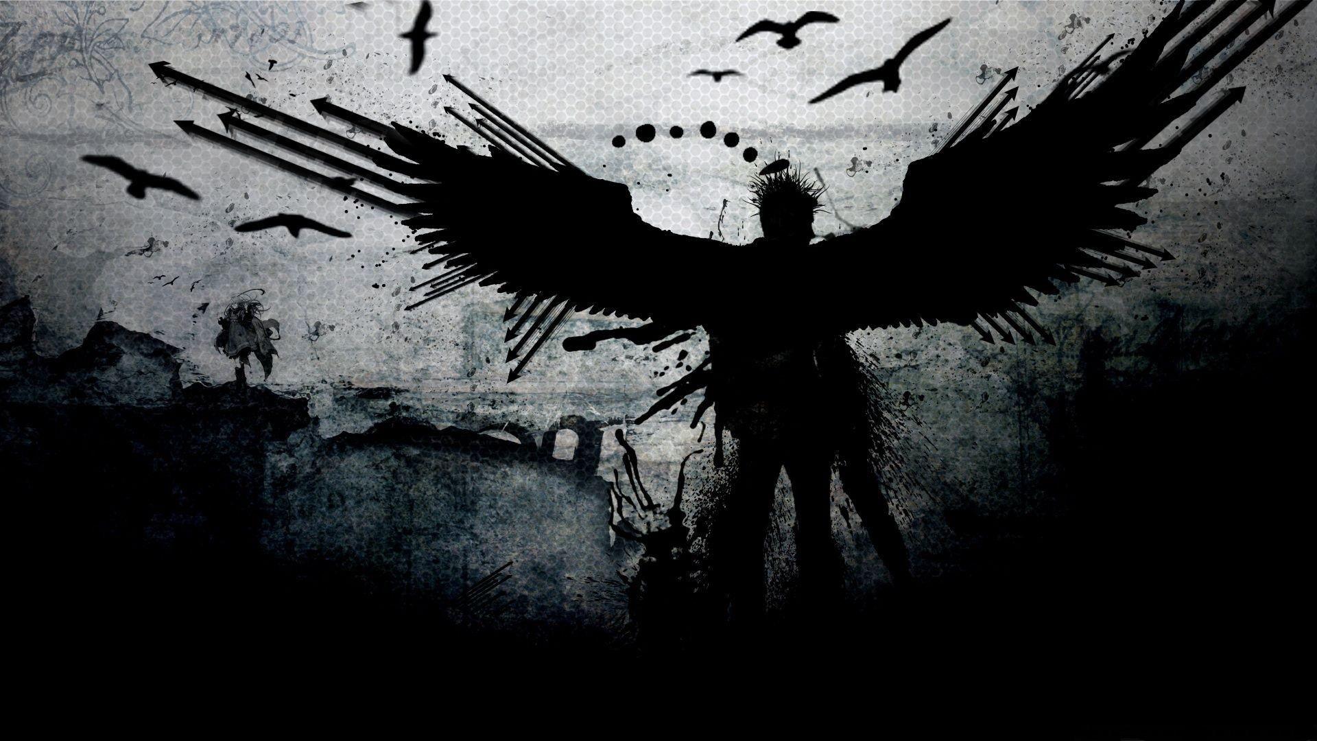 Dark themed anime wallpaper