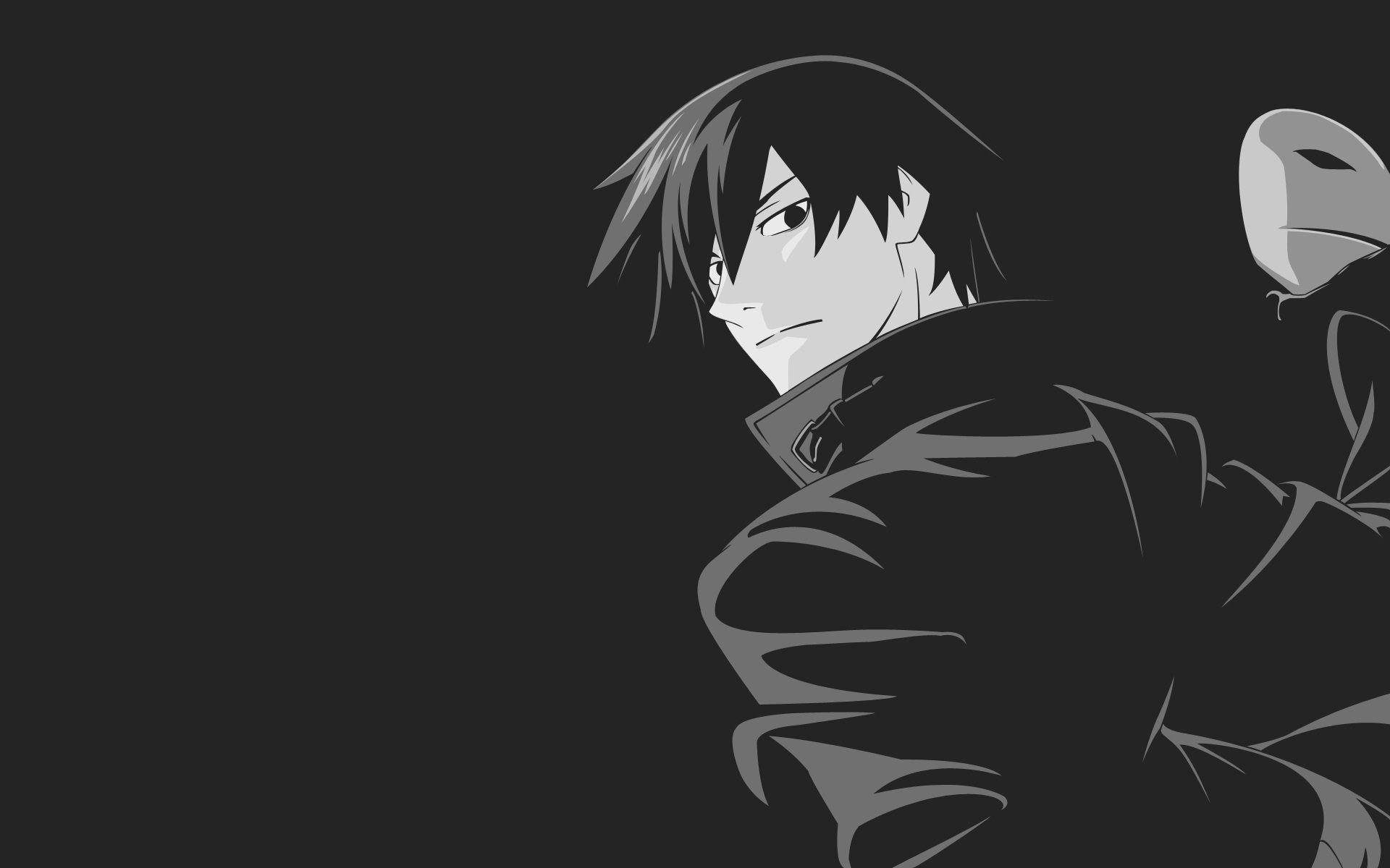 Free Black Anime HD Wallpaper