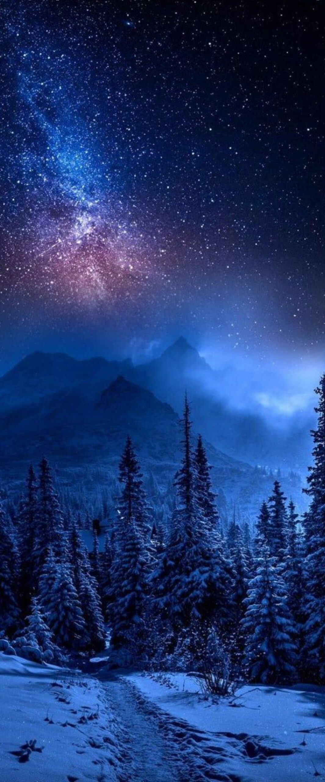 Starry Sky iPhone Wallpaper 4k & HD