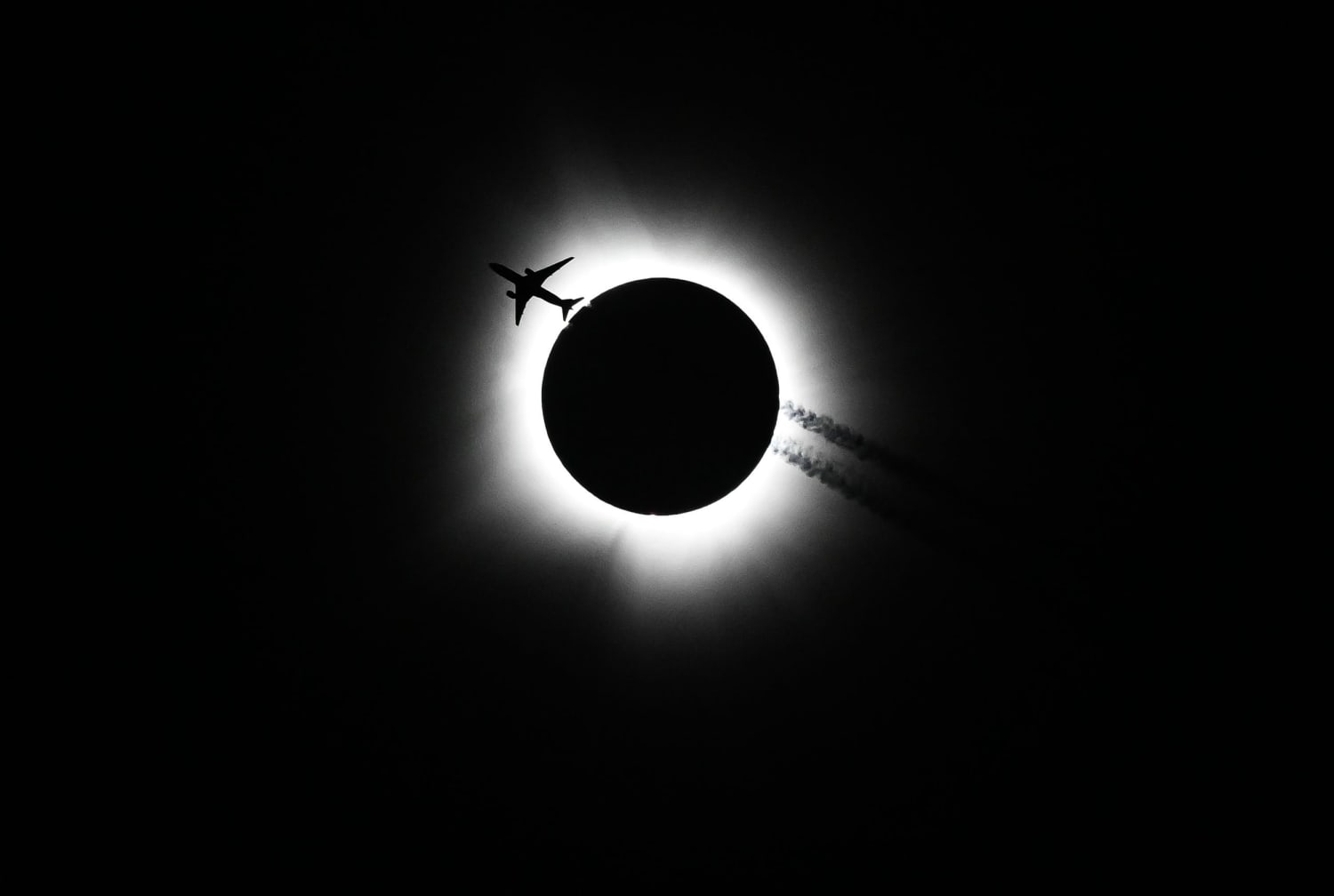 Solar eclipse 2024: Photo from