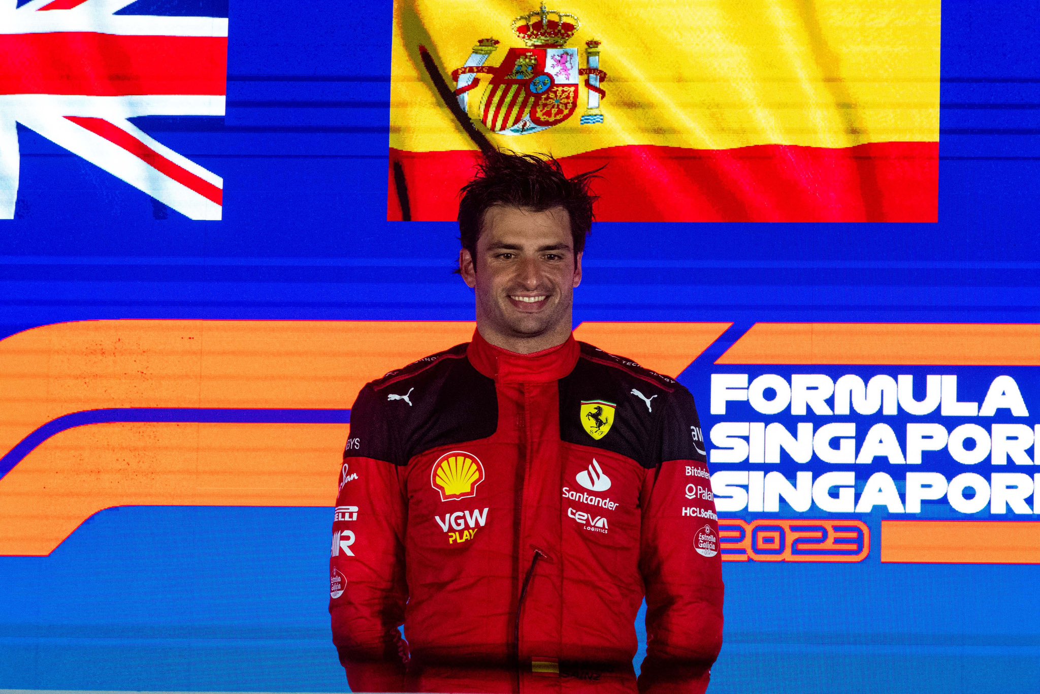 best image as Ferrari and Carlos Sainz