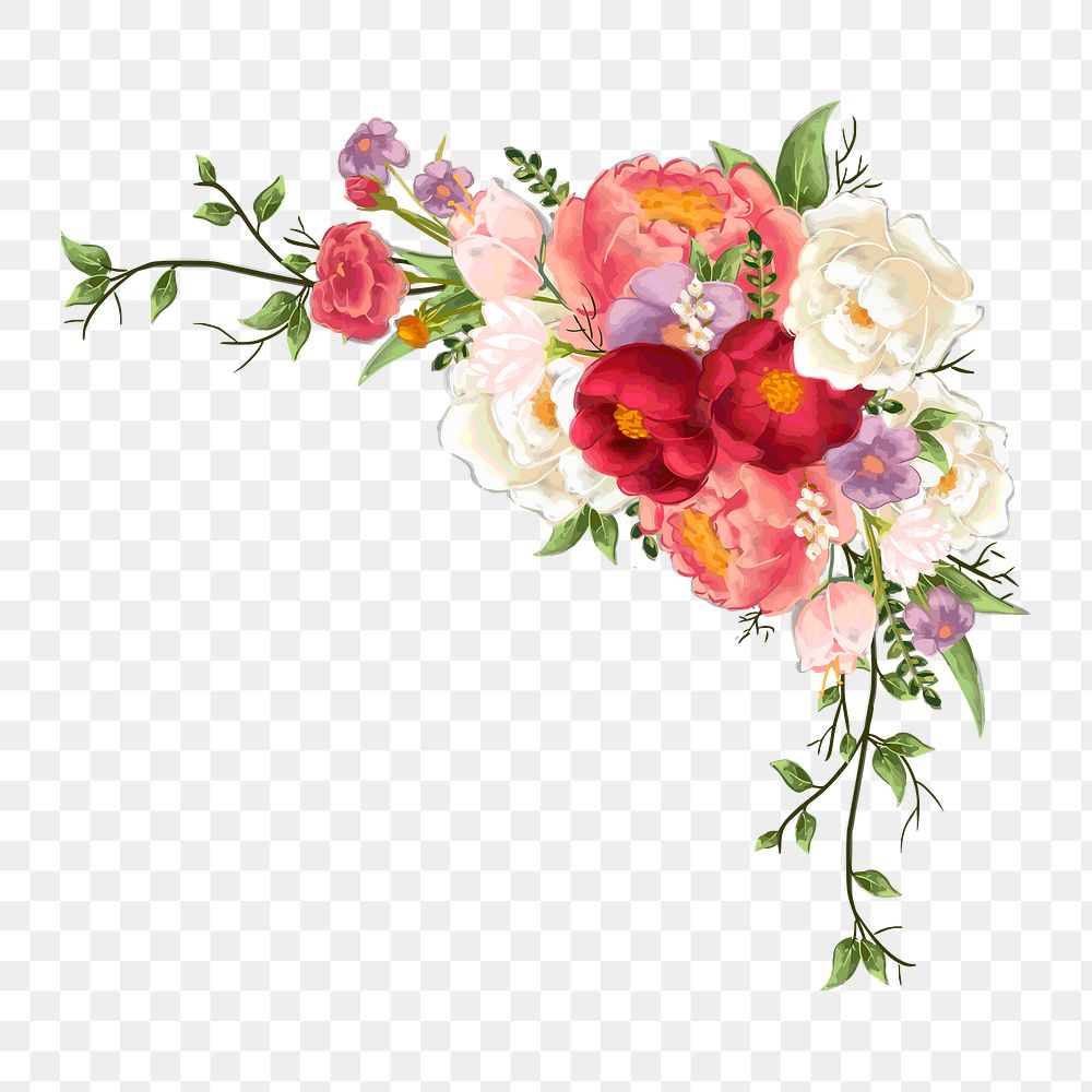 Floral Border Image. Free Photo, PNG