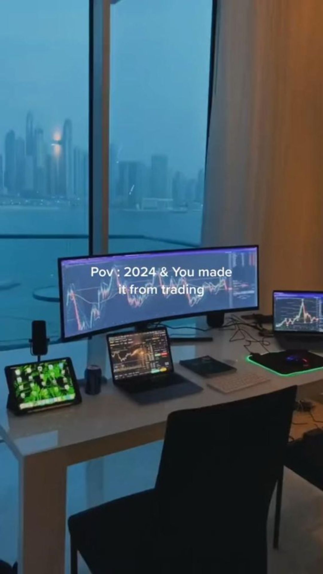 Treding Setup Wallpaper