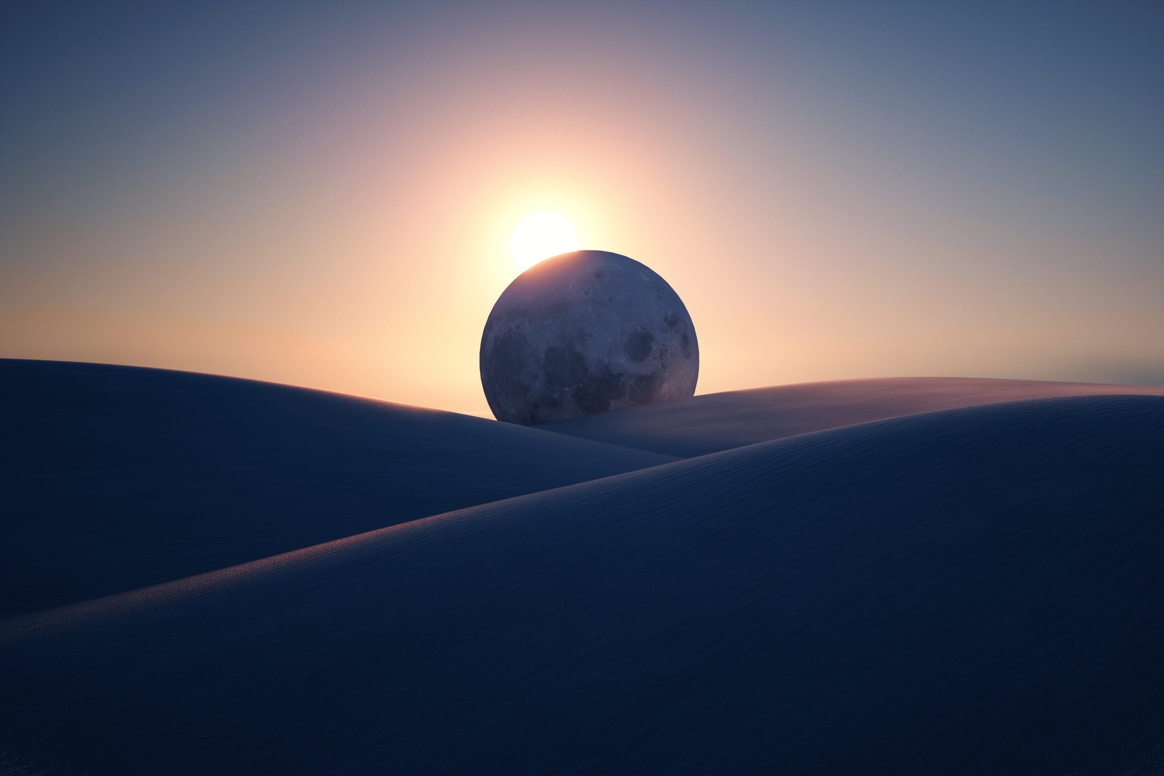 Eclipse Microsoft Stock 4k Wallpaper, HD
